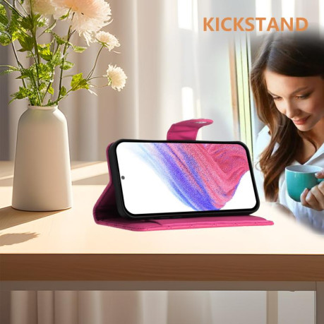 Чохол-книжка Rhombic Texture Flip Leather для OnePlus 13R/Ace 5/Ace 5 Pro - червоний