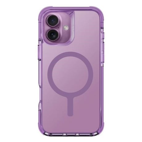 Оригинальный чехол UNIQ Combat Magclick Charging на iPhone 16 - Violet