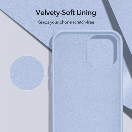 Противоударный силиконовый чехол ESR Cloud Serie на iPhone 12 mini - голубой