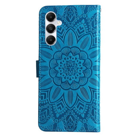 Чехол-книжка Embossed Sunflower для Samsung Galaxy A05s - синий