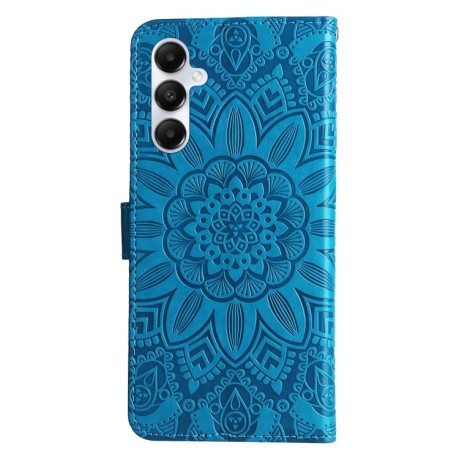 Чохол-книжка Embossed Sunflower для Samsung Galaxy A05s - синій