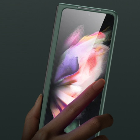 Противоударный чехол GKK Ultra-thin для Samsung Galaxy Z Fold 3 - серебристый