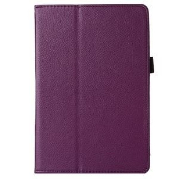 Чохол Lichee Pattern Book Style на iPad Mini 5 (2019) / Mini 4 - фіолетовий