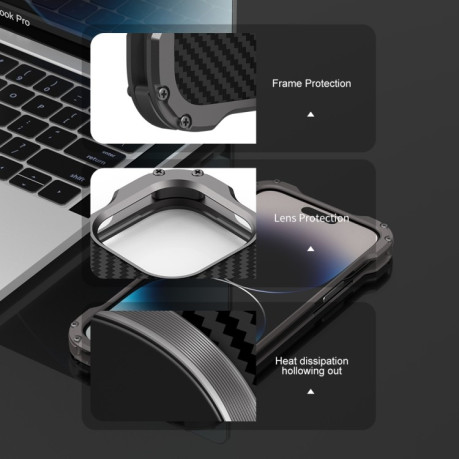 Протиударний чохол R-JUST RJ51 для iPhone 14 Plus - сірий