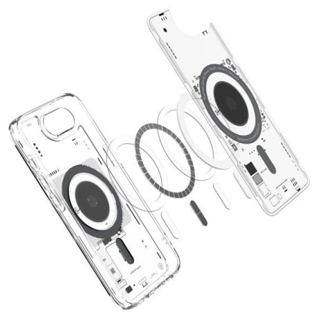 Оригинальный чехол Spigen Ultra Hybrid  Zero One Mag для iPhone 16e - Clear