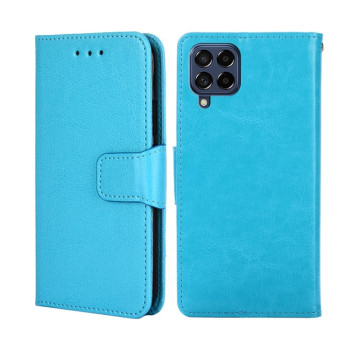 Чехол-книжка Crystal Texture для Samsung Galaxy M53 5G - голубой