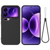 Силиконовый чехол Solid Color Liquid Silicone для Xiaomi 17 Pro Max — чёрный