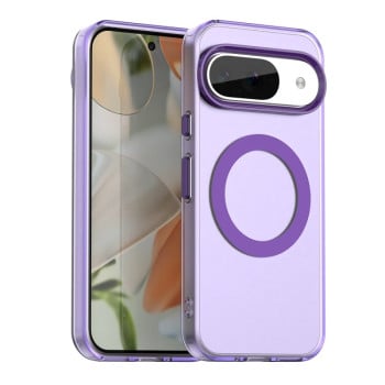 Протиударний чохол MagSafe Holder PC Hybrid для Google Pixel 9 - фіолетовий