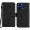 Чехол-книжка Stitching Embossed Leather на OPPO A6 Pro 4G / 5G Global — чёрный