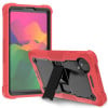 Чехол Silicone Hybrid PC Tablet Case with Holder & Shoulder Strap для Xiaomi Redmi Pad SE 8.7 - Black + Red