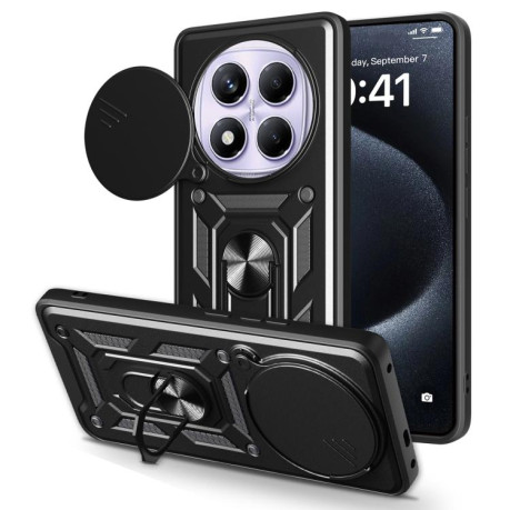 Протиударний чохол Sliding Camshield для Xiaomi Redmi Note 14 Pro 4G - чорний