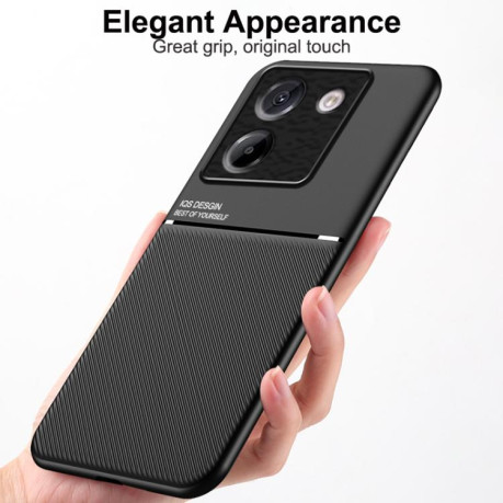 Противоударний чехол Tilt Strip Grain на Xiaomi Poco M7 Pro 5G - чорний