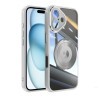 Противоударный чехол MagSafe Acrylic Hybrid для iPhone 16 - серый
