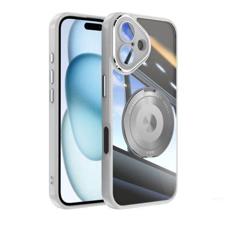 Противоударный чехол MagSafe Acrylic Hybrid для iPhone 16 - серый
