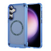 Протиударний чохол Skin Feel TPU + PC MagSafe Magnetic для Samsung Galaxy S25 5G - синій