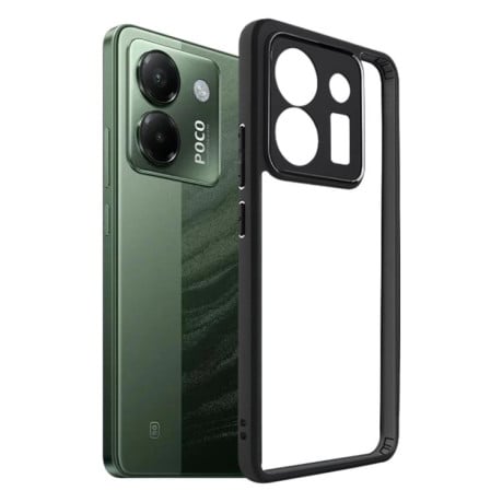 Чехол Frosted гибрид на Xiaomi Poco M7 Pro 5G - черное