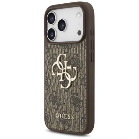 Оригинальный чехол Guess 4G Big Logo на iPhone 17 Pro - Brown