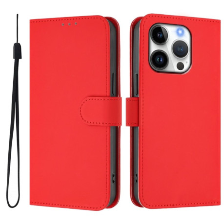 Чохол-книжка Skin Feel S-type для iPhone 16 Pro - червоний