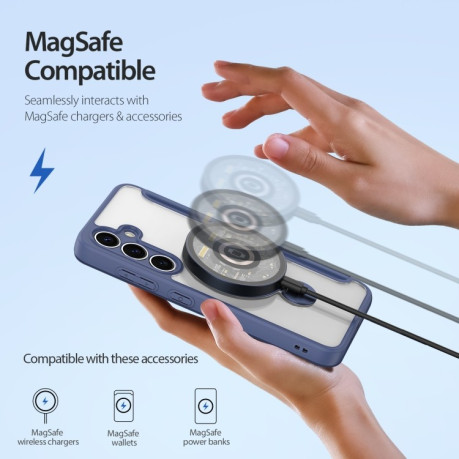 Чохол-книжка DUX DUCIS Skin X Pro Series Magsafe  для Samsung Galaxy S25+ 5G - синій