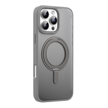 Противоударный чехол Mutural Armor Series MagSafe Magnetic Holder для iPhone 16 Pro Max - серый