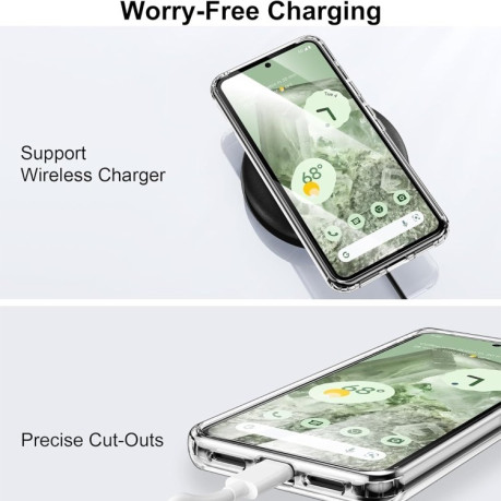 Ультратонкий чохол Transparent Frosted MagSafe для Google Pixel 8