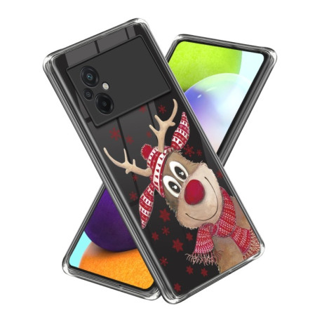 Протиударний чохол Christmas Patterned для Xiaomi Poco M5 - Funny Elk