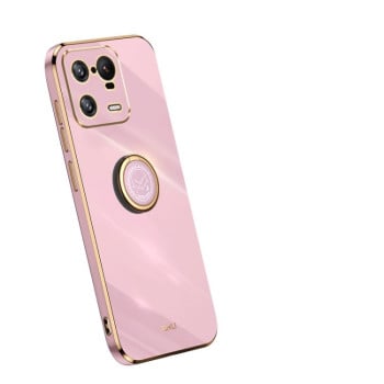 Чохол XINLI Straight Edge з тримачем-підставкою на Xiaomi 13 Pro - фіолетовий