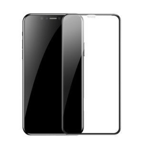 Комплект 3D защитных стекол Baseus на весь экран 0.3mm 9H на iPhone 11 Pro Max/Xs Max черное