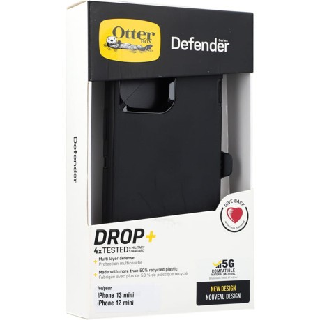 Оригинальный чехол OtterBox Defender для iPhone 13 mini - черный
