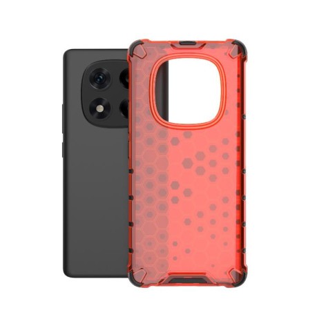 Противоударный чехол Honeycomb на Xiaomi Redmi Note 14 Pro 4G - красный