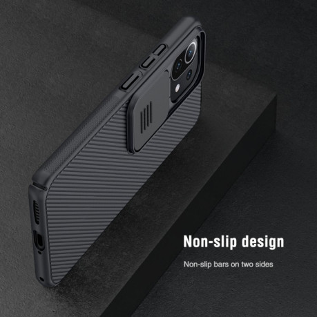 Протиударний чохол NILLKIN Black Mirror Series на Xiaomi Mi 11 Lite 4G/5G - синій