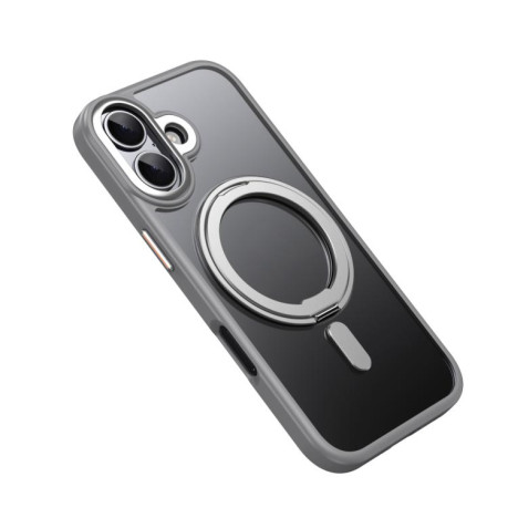Ударозахисний чохол 360 Rotating MagSafe Magnetic Frosted на iPhone 17 - сірий