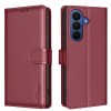 Чехол-книжка Litchi Texture RFID Anti-theft Leather на Samsung Galaxy A37 5G — красный