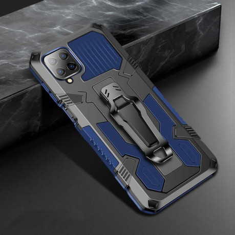 Противоударный чехол Armor Warrior для Samsung Galaxy A12/M12 - синий