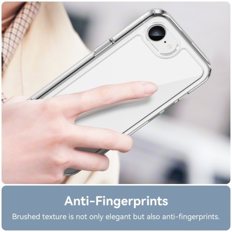 Чохол протиударний Colorful Acrylic Series для iPhone 16e - прозорий