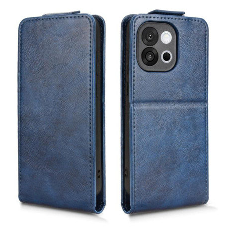 Чехол Magnetic Vertical Flip Leather для OnePlus 13T 5G - синий