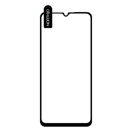 Захисне скло NORTHJO A++ Screen Protector Full Glue Silk Printing на Xiaomi Redmi A5 4G 171.7mm - чорне