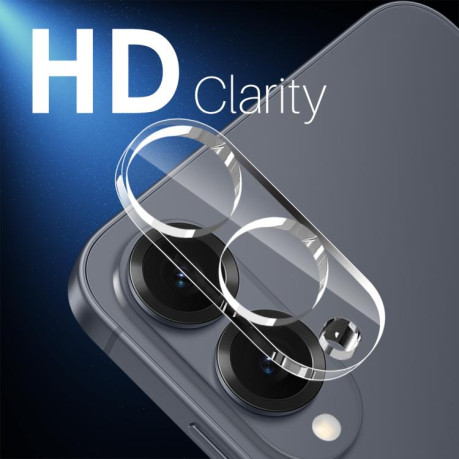 Защитное стекло на камеру HD Lens Protector для Samsung Galaxy S25 Edge 5G - прозрачное