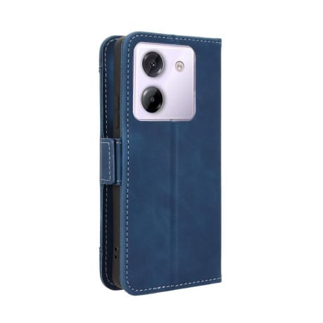 Чехол-книжка Skin Feel Calf на Xiaomi Poco M7 Pro 5G - синий