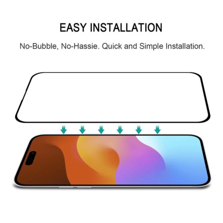 Захисне скло 3D Full Glue Full Screen для iPhone 15 Pro Max