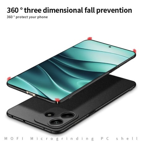 Ультратонкий чохол MOFI Fandun Series для Xiaomi Redmi Note 14 - зелений