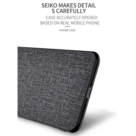 Чохол протиударний Cloth Texture на Samsung Galaxy A52/A52s - чорний