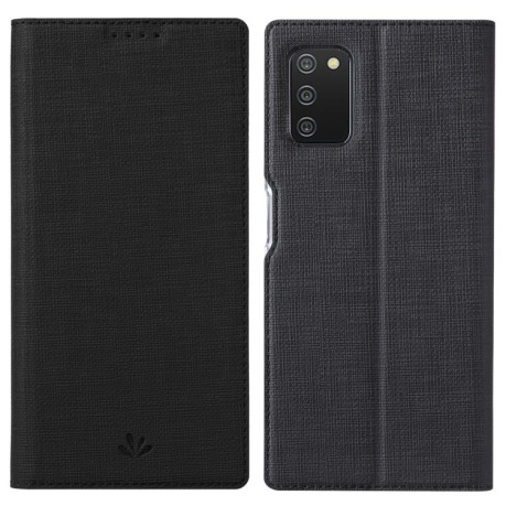 Чохол-книжка ViLi Texture Samsung Galaxy A03s - чорний
