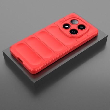 Силіконовий чохол Magic Flannel для Xiaomi Redmi Note 14 Pro 5G/Poco X7 - червоний