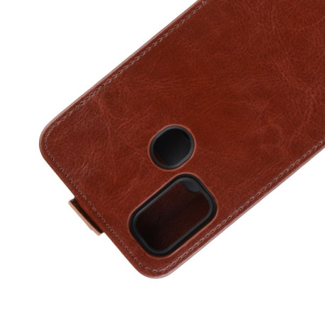 Флип-чехол Texture Single на Samsung Galaxy M21/M30s- коричневый