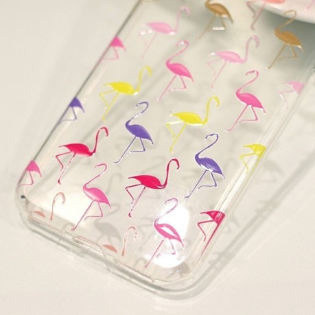 Чохол iPhone X/Xs Multicolor Flamingo Pattern