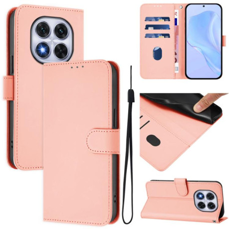 Чохол-книжка Skin Feel S-type для Xiaomi Redmi Note 14 Pro 5G/Poco X7 - рожевий