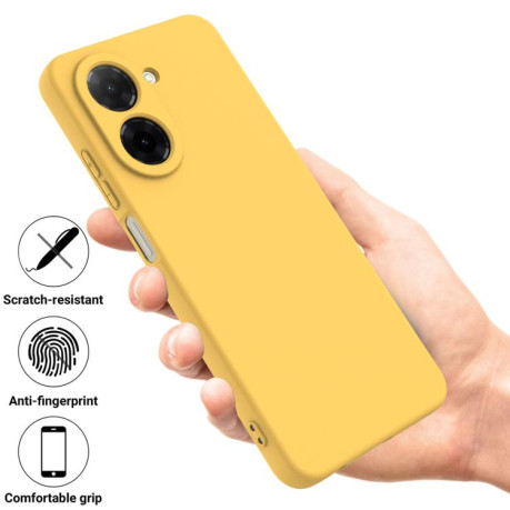 Силіконовий чохол Solid Color Liquid Silicone на Redmi A5 4G 171.7mm / Poco C71 - жовтий