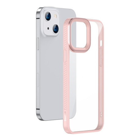 Чехол Baseus Crystal для iPhone 14/13 - розовый