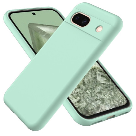 Силиконовый чехол Solid Color Liquid Silicone на Google Pixel 8a - зеленый